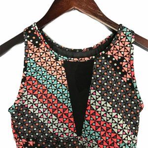 VSX Sport Victoria's Secret Women's Bra S/P Orange Blue Gray Black Mesh